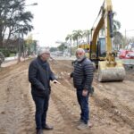 Julio Zamora inspeccionó los trabajos de repavimentación y renovación de la Ruta 197 en General Pach...