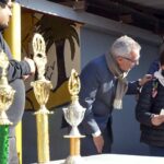 Julio Zamora acompañó la entrega de premios de un torneo de ajedrez en la Escuela Primaria N°18 de B...